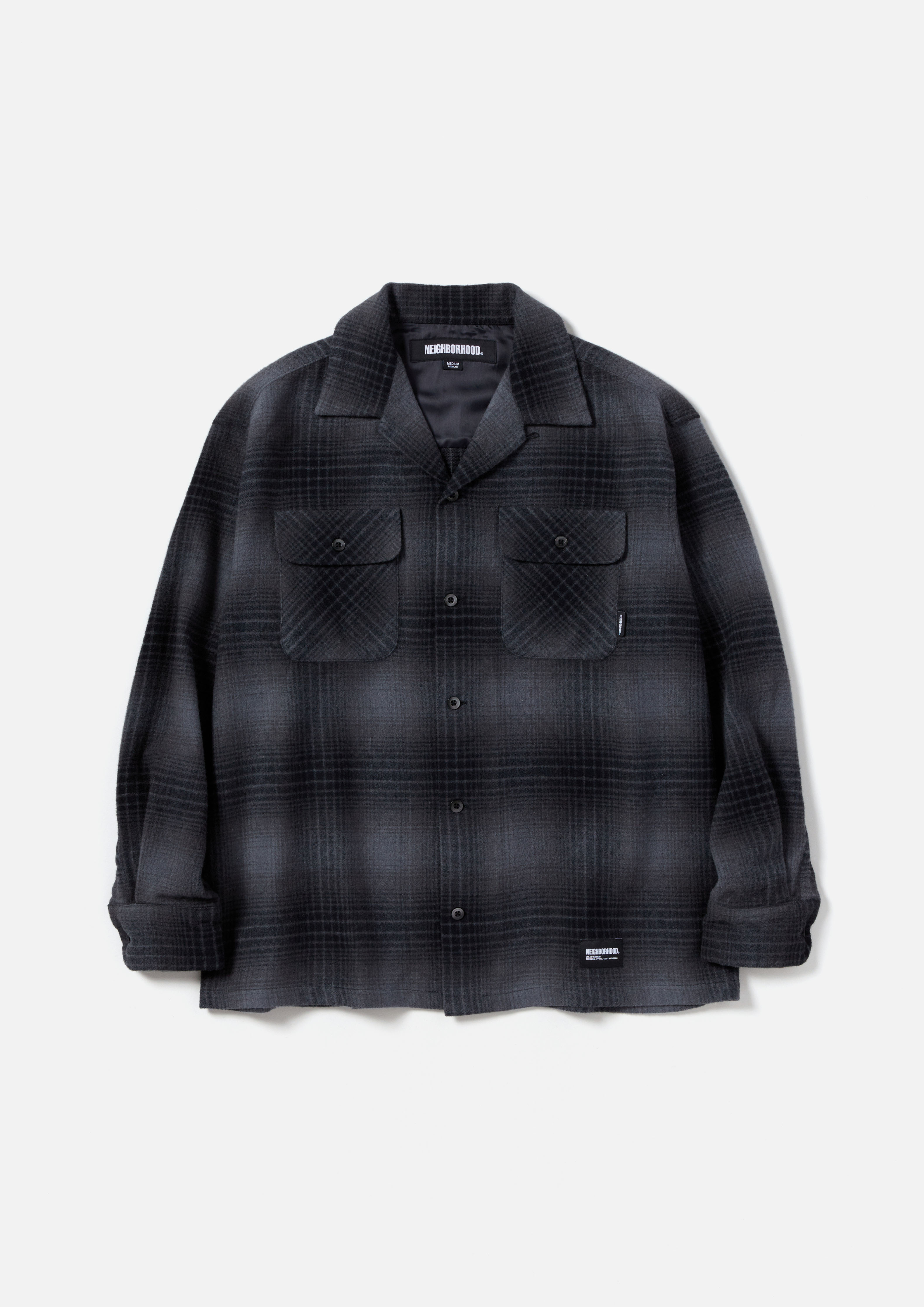 WOOL HOMBRE CHECK SHIRT LS