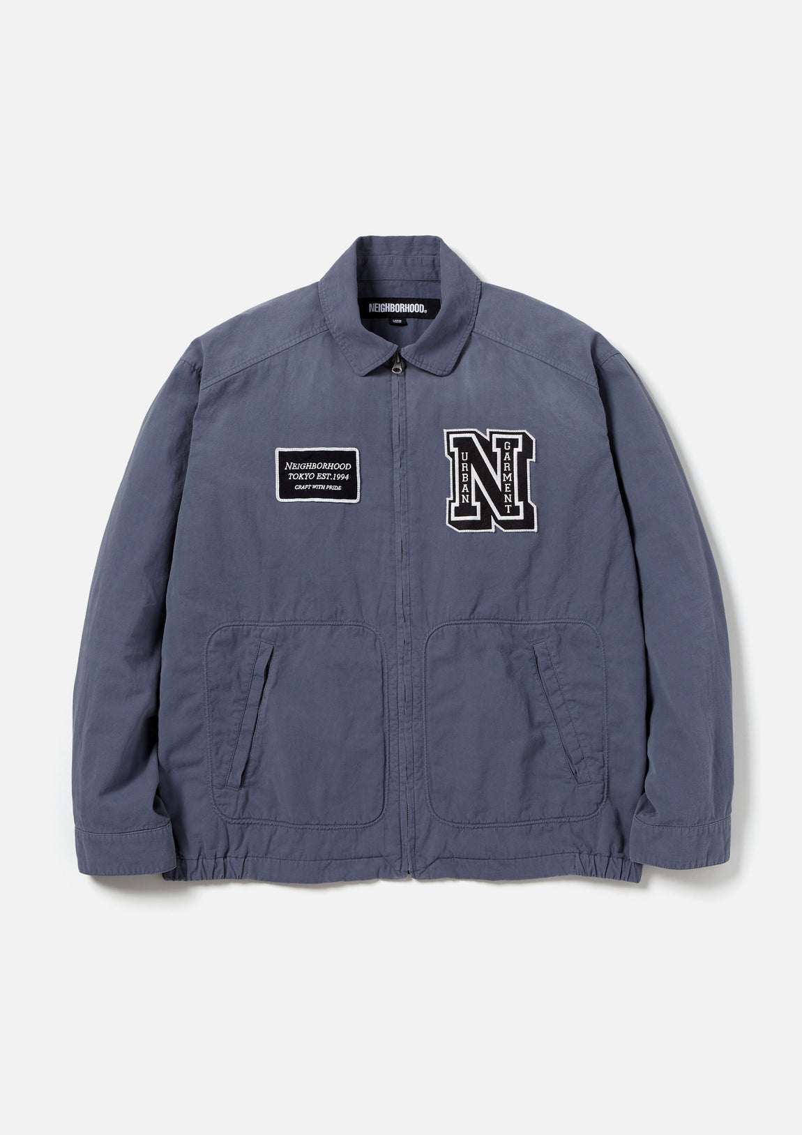 WASHED ZIP WORK JACKET