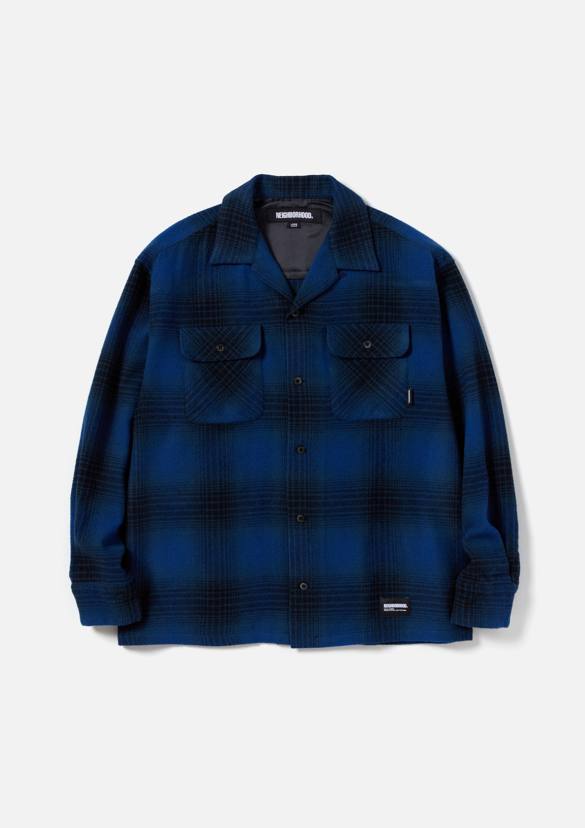 WOOL HOMBRE CHECK SHIRT LS