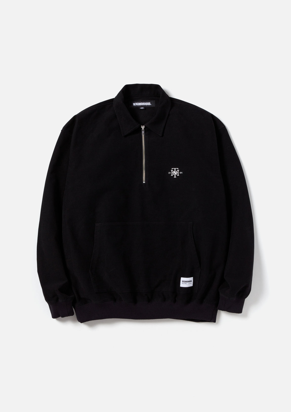 HALF ZIP PULLOVER SHIRT LS