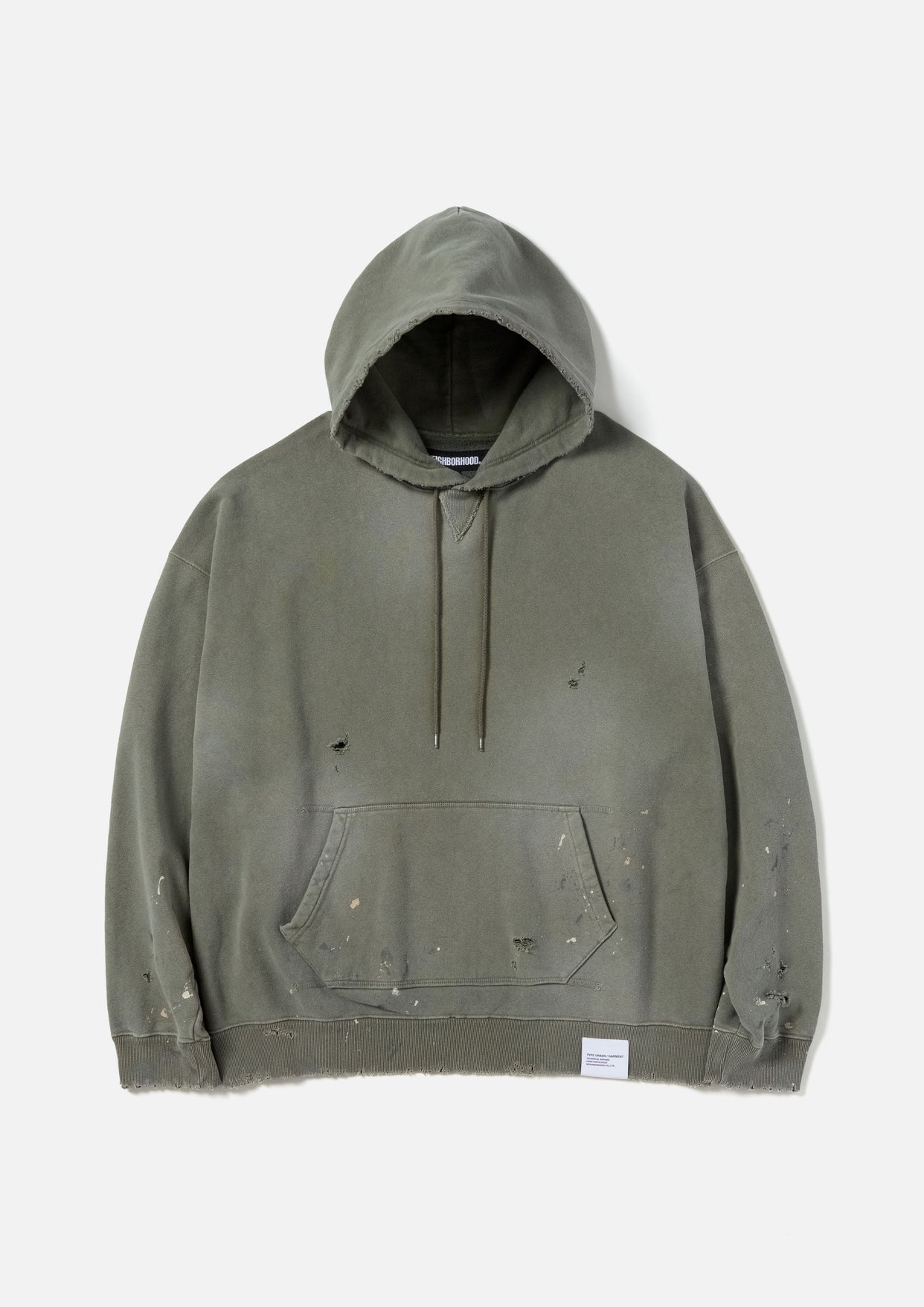 DAMAGE SWEATPARKA LS