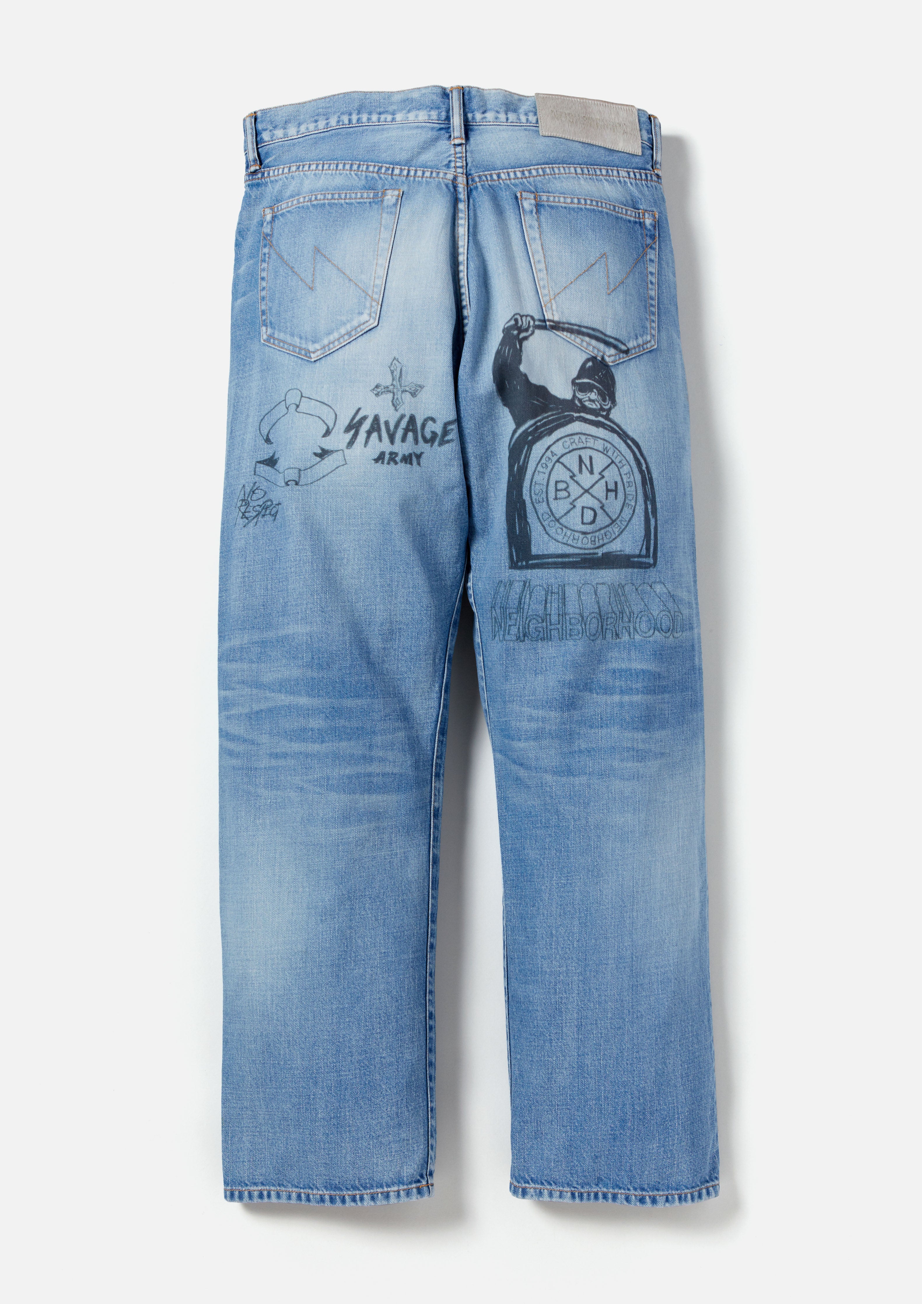 FADE DENIM PANTS