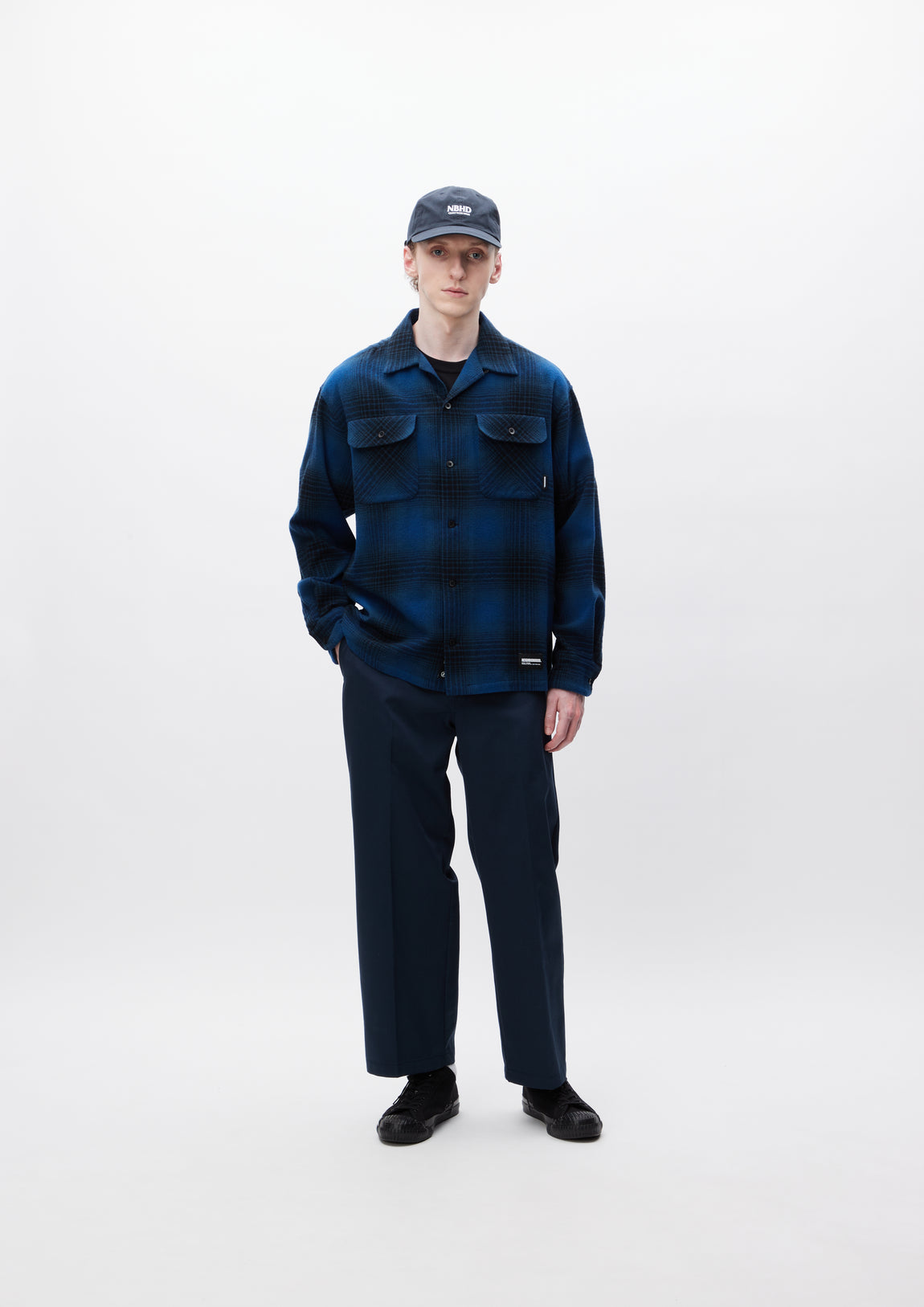 WOOL HOMBRE CHECK SHIRT LS