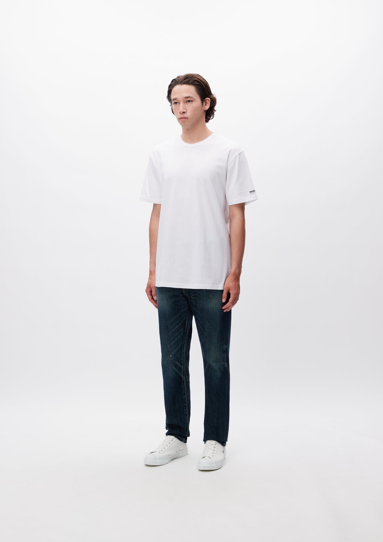 WASHED DENIM DP NARROW PANTS