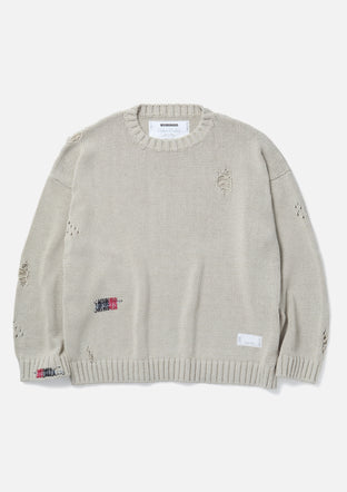 【超美品】NEIGHBORHOOD BORDER CREWNECK 24SS 24SS NEIGHBORHOOD BORDER CREWNECK