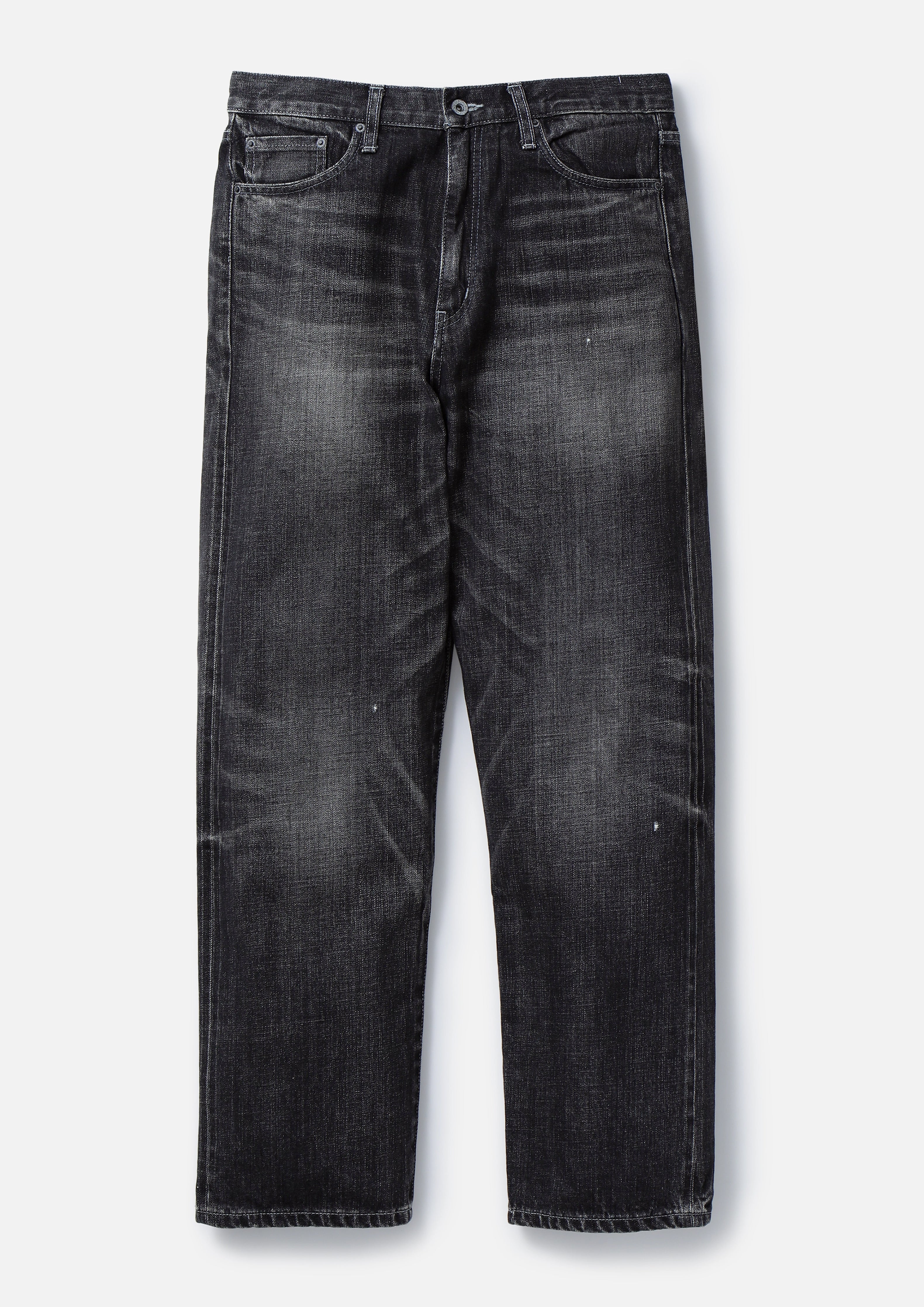 WASHED DENIM DP BASIC PANTS