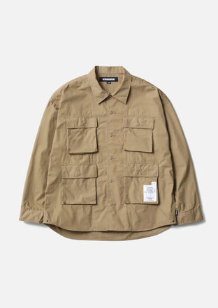 シャンシャン　neighborhood シャツ neighborhood ブラックシャンブレーシャツ