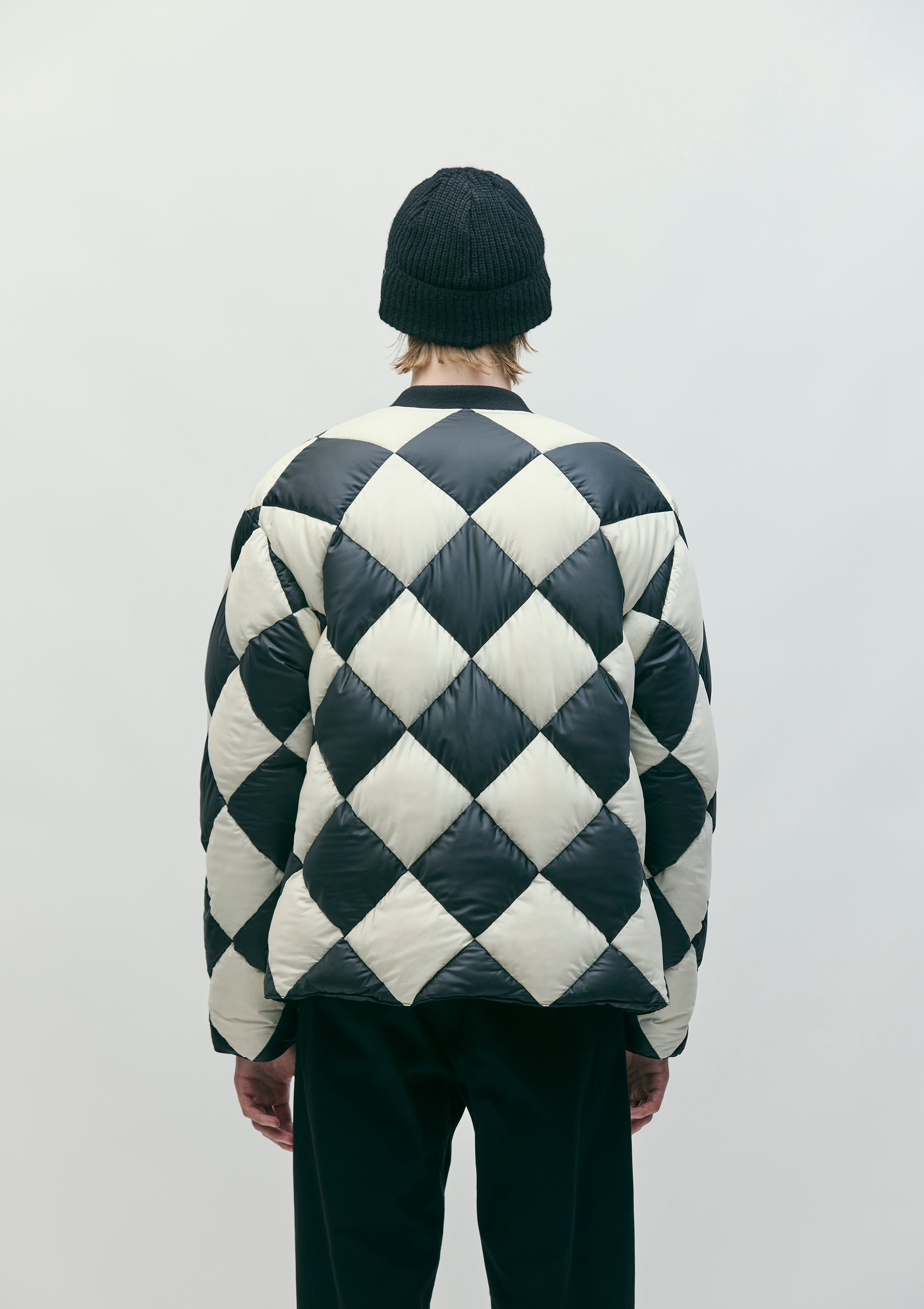 CHECKER DOWN JACKET