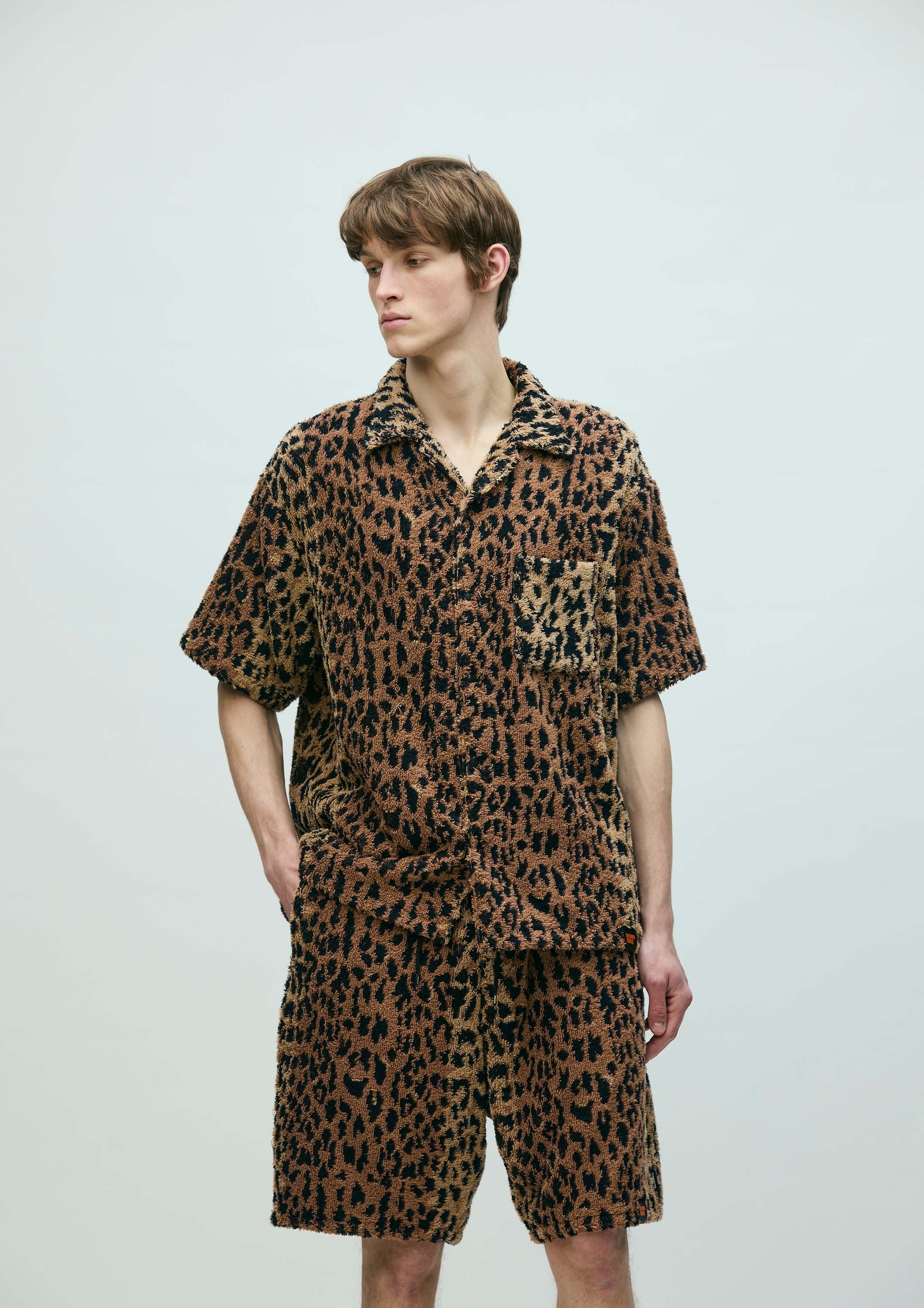 トップス NH X HIPPOPOTAMUS TERRY CLOTH SHIRT SS NH X HIPPOPOTAMUS . TERRY CLOTH SHIRT SS