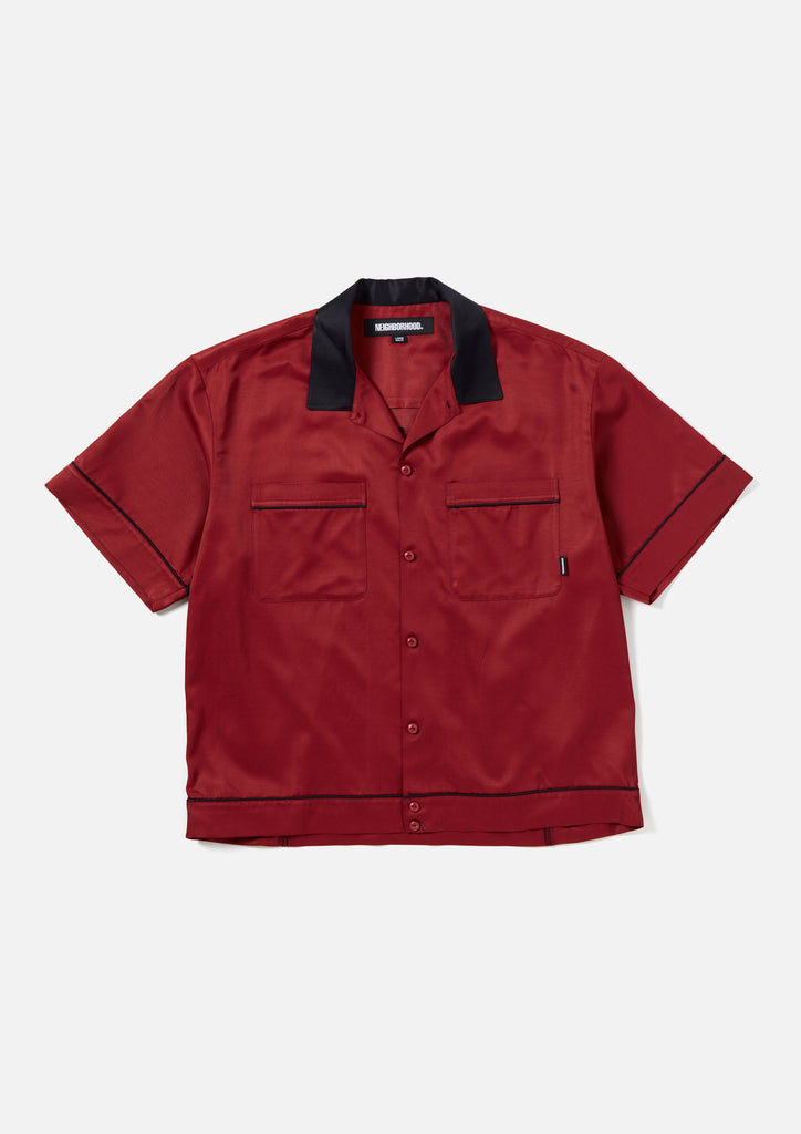 BANDCOLLAR SHIRT LS